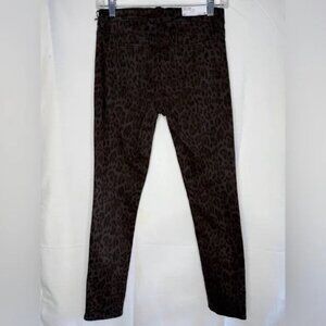 NWT - Joe's Jeans The Icon - Animal Print Mid Rise Skinny Ankle. Size 25
